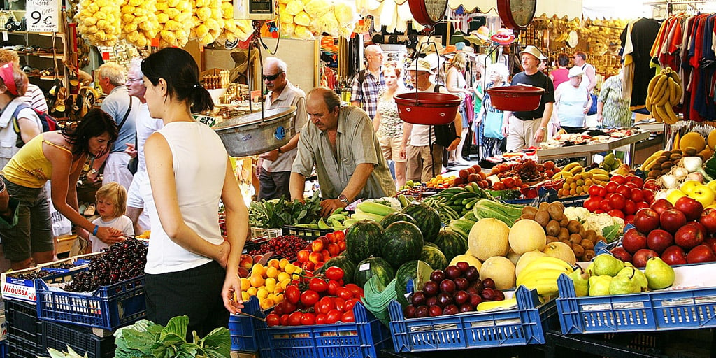 Heraklion market